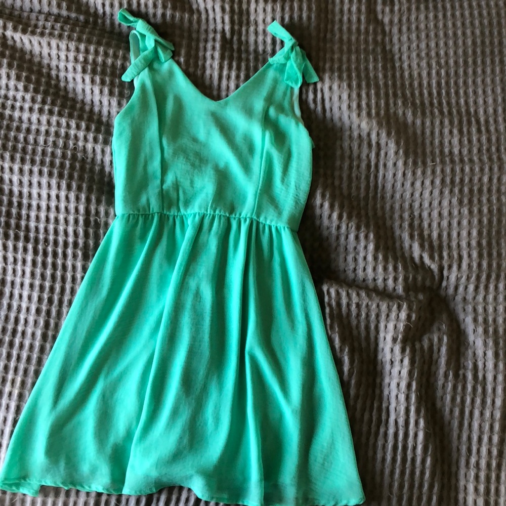 dee elle Teal Dress